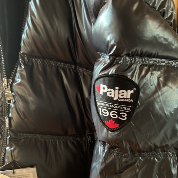 NEW🇨🇦🖤PAJAR Canada Women's Graphite Puffer Jacket NEVIS size L - Picture 7 of 15